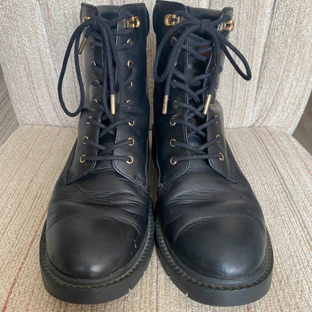 Coach Lorimer Leather Boot, Size 8.5, Black - Picture 6 of 6